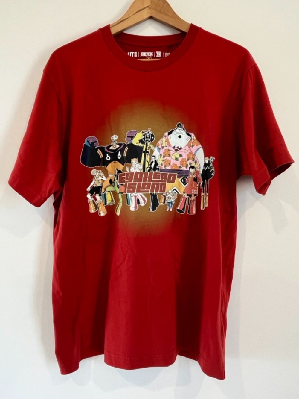 Uniqlo UT One Piece Egghead Island T-Shirt Men's XL Red